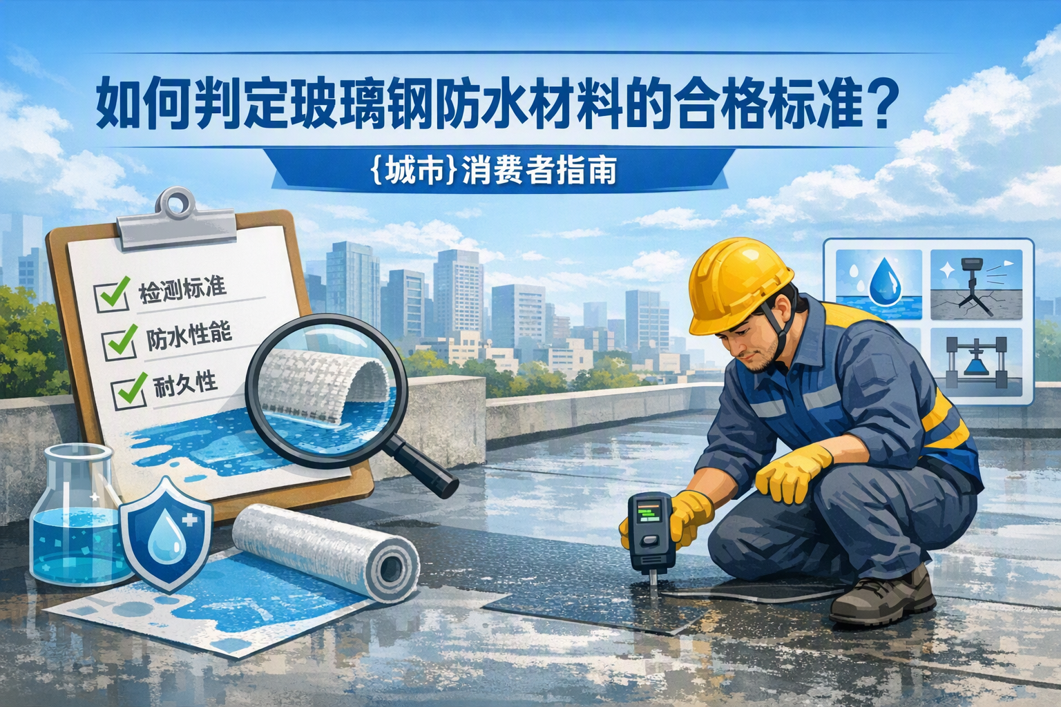 如何判定玻璃钢防水材料的合格标准？ 大连 消费者指南