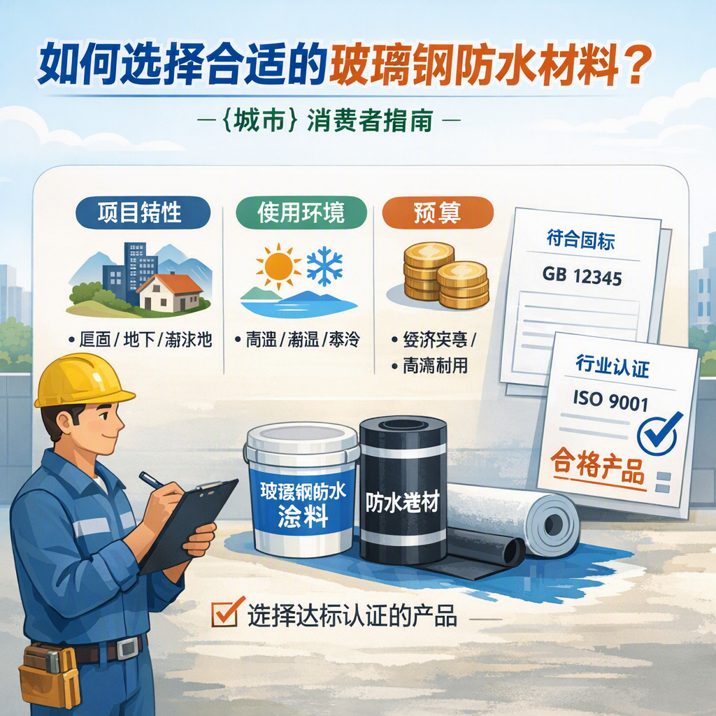 如何判定玻璃钢防水材料的合格标准？ 大连 消费者指南