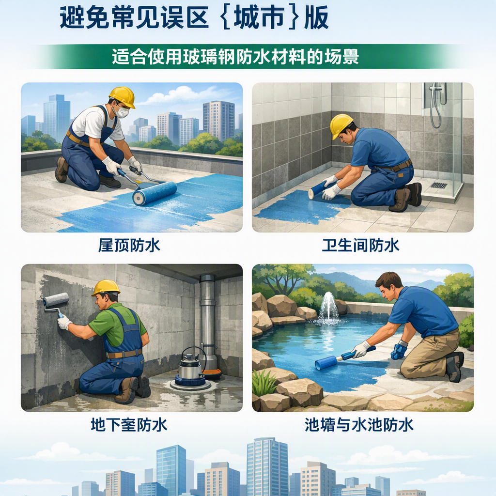 玻璃钢防水材料施工注意事项，避免常见误区 大连 版