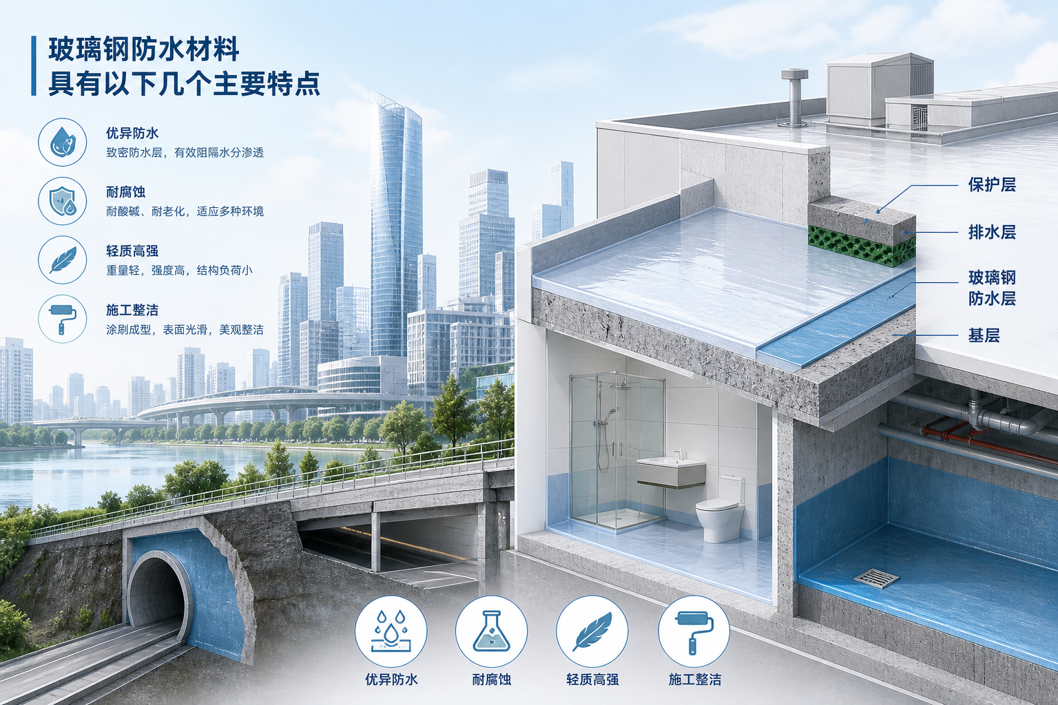 2023年玻璃钢防水材料市场趋势分析，关注 大连 发展