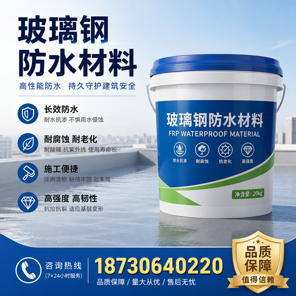 专家解析：玻璃钢防水材料的市场前景分析在 大连